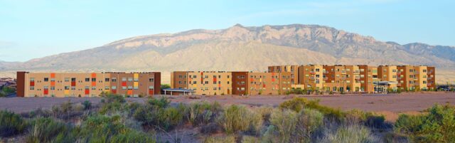 The Neighborhood in Rio Rancho view of the Sandia Mountains